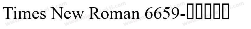 Times New Roman 6659字体转换